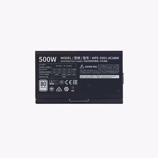 پاور کولرمستر 500 وات Power Cooler Master MWE 500 WHITE 230V V2